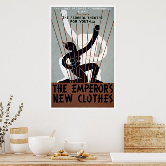 Ements New Clothes 1937 WPA ポスター (キッチン)