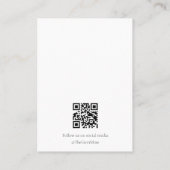 Emerald Agate Gemstone Jewelry Display Card 名刺 (裏面)