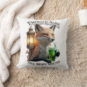 Emerald Alibi Fox Graphic Tee クッション (ブランケット)