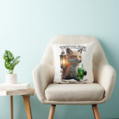 Emerald Alibi Fox Graphic Tee クッション (椅子)