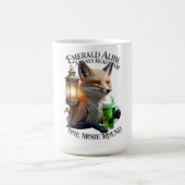 Emerald Alibi Fox Graphic Tee コーヒーマグカップ (中央)