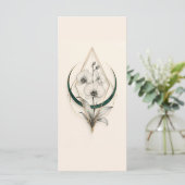 Emerald and Gold Geometric Orchid Luxury Gala メニュー (スタンド正面)
