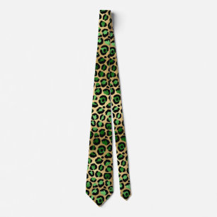 Emerald and Gold Safari Series Design 8 ネクタイ