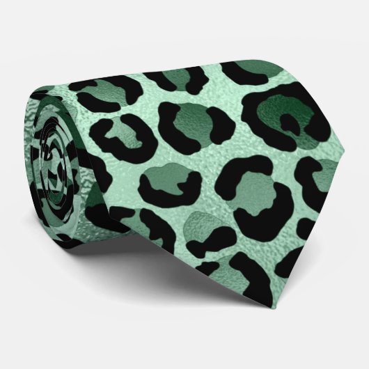 Emerald and Gold Safari Series Design 9 ネクタイ (ロール)