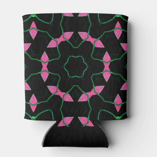 Emerald and Pink Kaleidoscope 缶クーラー (裏面)
