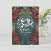 Emerald Baroque Christmas シーズンカード (スタンド正面)