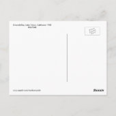 Emerald Bay, Lake Tahoe，カリフォルニアヴィンテージ ポストカード (裏面)