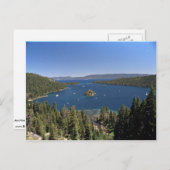 Emerald Bay, Lake Tahoe，カリフォルニア州，アメリカ ポストカード (正面/裏面)