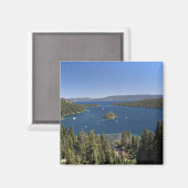 Emerald Bay, Lake Tahoe，カリフォルニア州，アメリカ マグネット (正面/裏面)