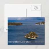 Emerald Bay, Lake Tahoe California Products ポストカード (正面/裏面)