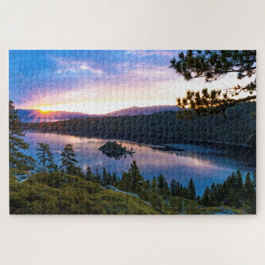 Emerald Bay Sunrise 1000 Piece Puzzle ジグソーパズル (横)