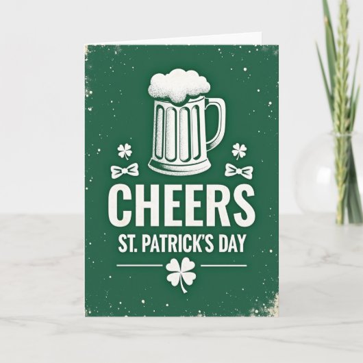 Emerald Beer Cheers Pattern Card カード (正面)