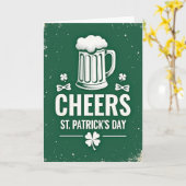 Emerald Beer Cheers Pattern Card カード (黄色い花)