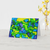 Emerald Bliss カード (黄色い花)