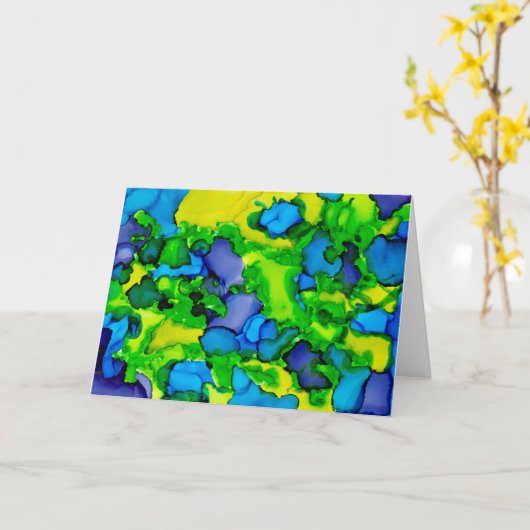 Emerald Bliss カード (黄色い花)