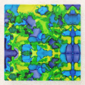 Emerald Bliss ガラスコースター (正面)