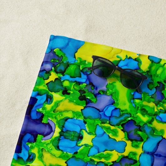 Emerald Bliss ビーチタオル (インサイチュ)