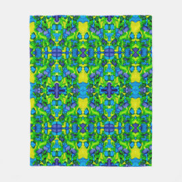 Emerald Bliss フリースブランケット