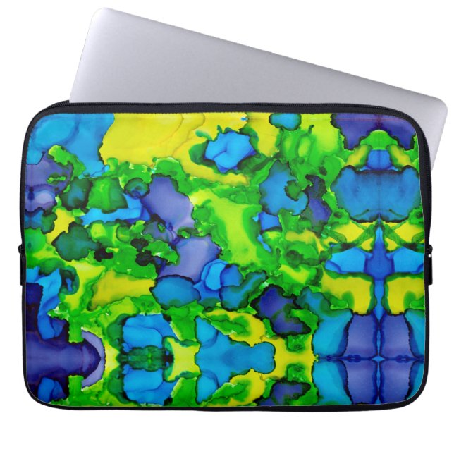 Emerald Bliss ラップトップスリーブ (正面)