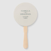 Emerald Blush Wedding ハンドファン (正面)