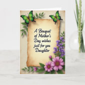 Emerald Butterfly Mother Card カード (正面)