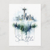Emerald City Mist: Seattle ポストカード (正面)