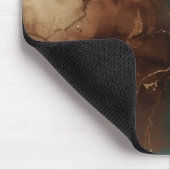 Emerald Copper Marble Luxe Mousepad マウスパッド (コーナー)