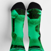 Emerald Crew Socks, for Saint Patrick's Day ソックス (上部)