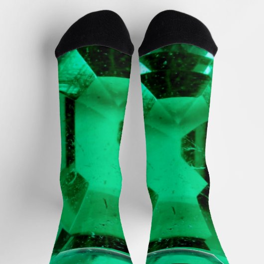 Emerald Crew Socks, for Saint Patrick's Day ソックス (上部)