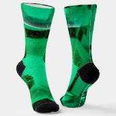 Emerald Crew Socks, for Saint Patrick's Day ソックス (傾斜あり)