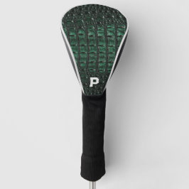 Emerald Crocodile Leather Luxury Exotic Skin ゴルフヘッドカバー
