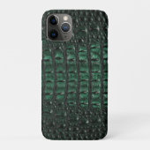 Emerald Crocodile Leather Luxury Exotic Skin Case-Mate iPhoneケース (裏)