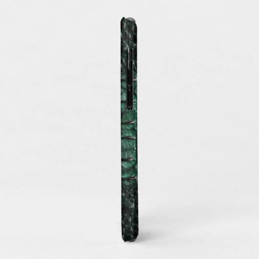 Emerald Crocodile Leather Luxury Exotic Skin Case-Mate iPhoneケース (裏面/左)