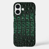 Emerald Crocodile Leather Luxury Exotic Skin Case-Mate iPhoneケース (裏面)