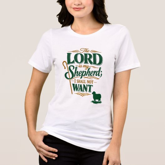 Emerald Crossing VBS Psalm 23 Volunteer Shirt トライブレンドＴシャツ (正面)