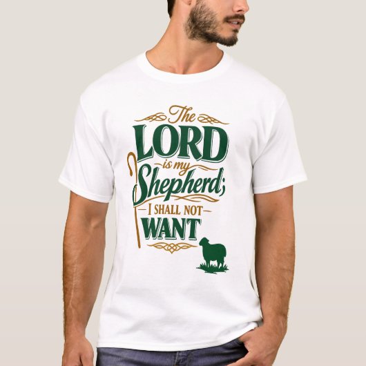 Emerald Crossing VBS Psalm 23 Volunteer Shirt Tシャツ (正面)