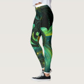 Emerald Dragon Leggings レギンス (左)