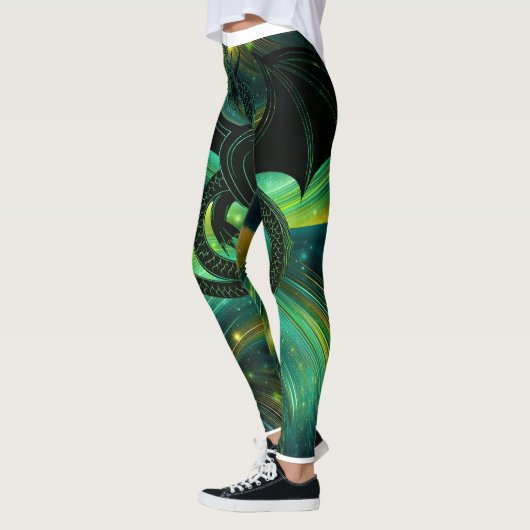 Emerald Dragon Leggings レギンス (左)
