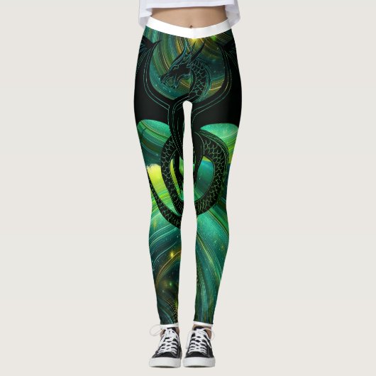 Emerald Dragon Leggings レギンス (正面)