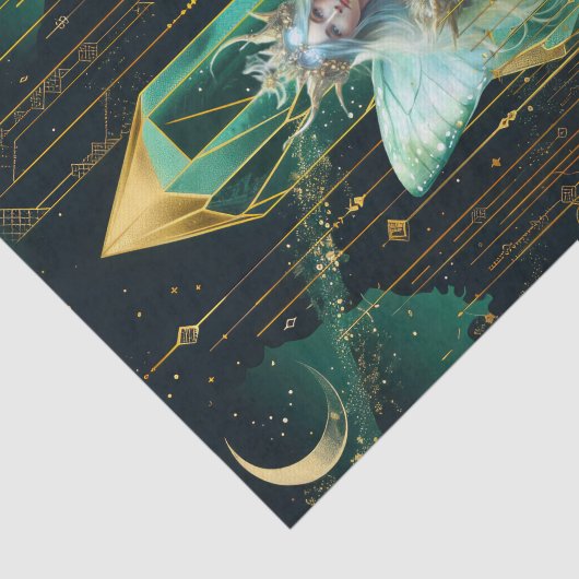 Emerald Dreams Fantasy Forest Queen Decoupage 薄葉紙 (詳細)