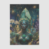 Emerald Dreams Fantasy Forest Queen Decoupage 薄葉紙 (正面)