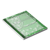 Emerald Dreams Junk Journal Style Trompe L'oeil ノートパッド (アングル)