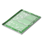 Emerald Dreams Junk Journal Style Trompe L'oeil ノートパッド (回転)