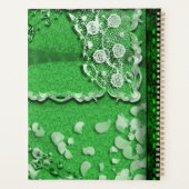 Emerald Dreams Trompe L'oeil Junk Journal Style  プランナー手帳 (裏面)