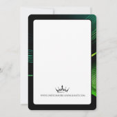 Emerald Dust Premium Pageant Promo Card 招待状 (裏面)