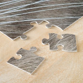 Emerald Eyes – Portrait of a Green-Eyed Cat ジグソーパズル (側面)