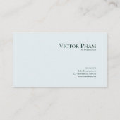 Emerald Forest Gold Dust Floral Geometric 名刺 (裏面)