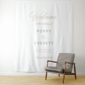 Emerald Garden Wedding Welcome Tapestry Sign タペストリー (インサイチュ)
