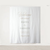 Emerald Garden Wedding Welcome Tapestry Sign タペストリー (正面)