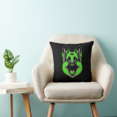 Emerald Gaze German Shepherd  クッション (椅子)
